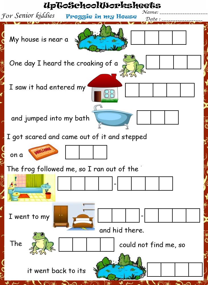 Kindergarten Worksheets at UpToSchoolWorksheets